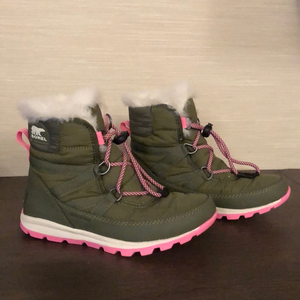 Youth Sorel Whitney Short Lace Boots